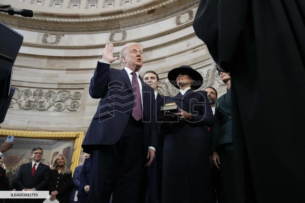 President Trump And VP JD Vance At Presidential Inauguration - USA