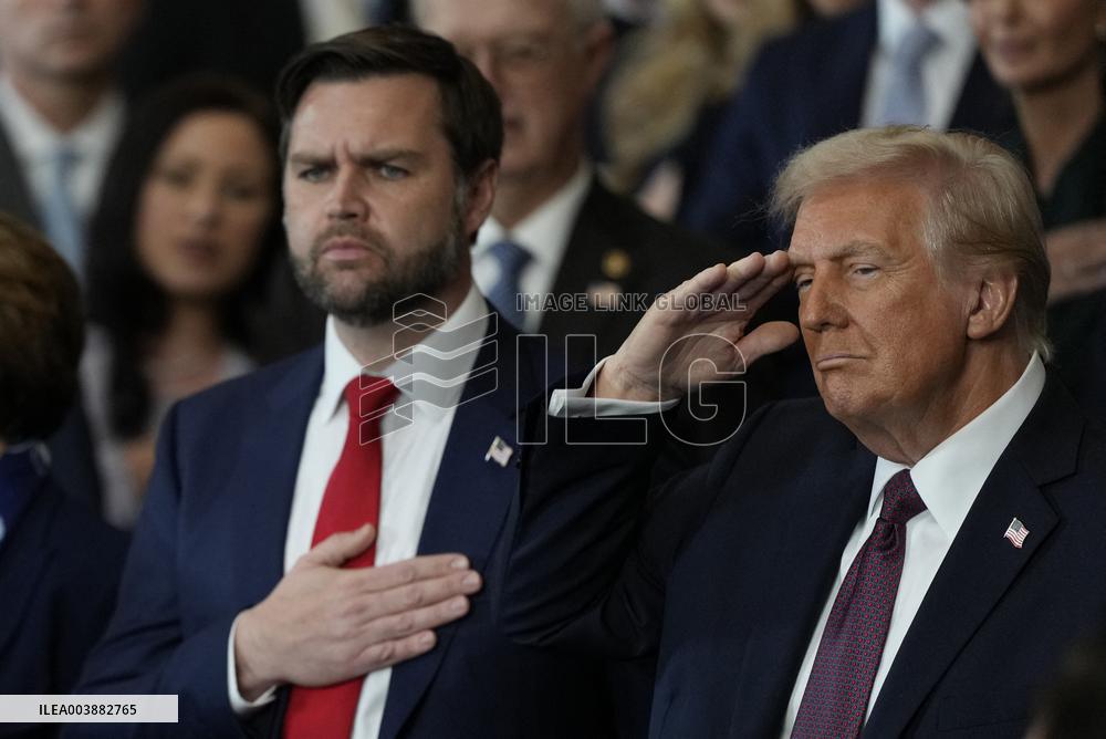 President Trump And VP JD Vance At Presidential Inauguration - USA