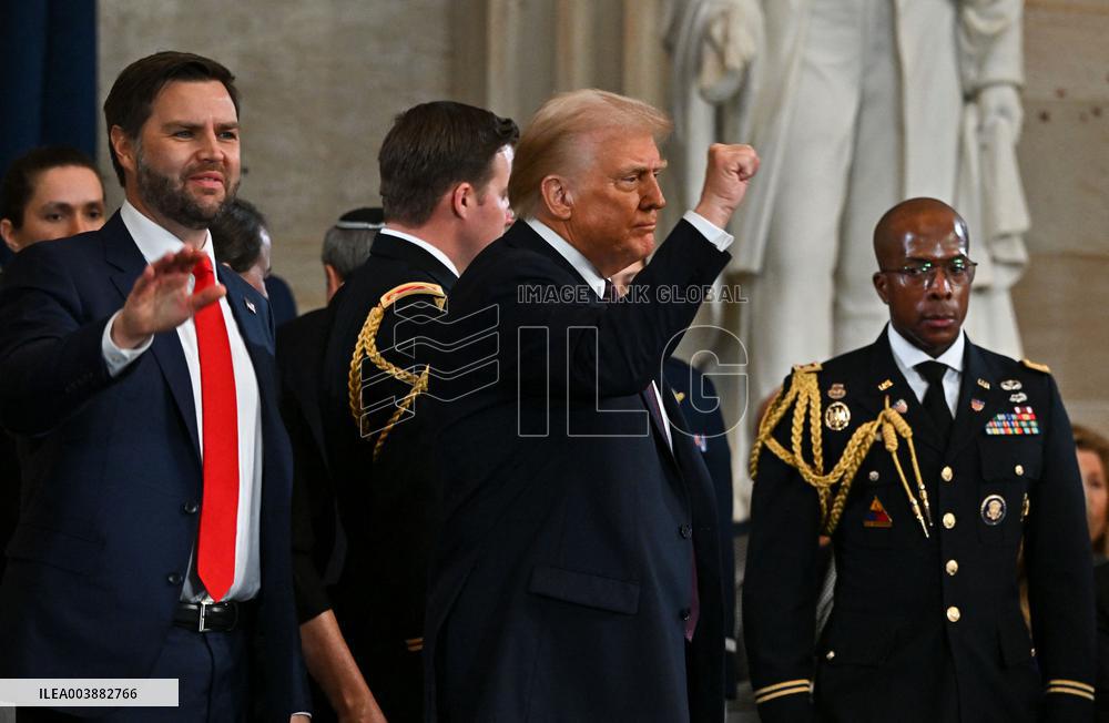 President Trump And VP JD Vance At Presidential Inauguration - USA