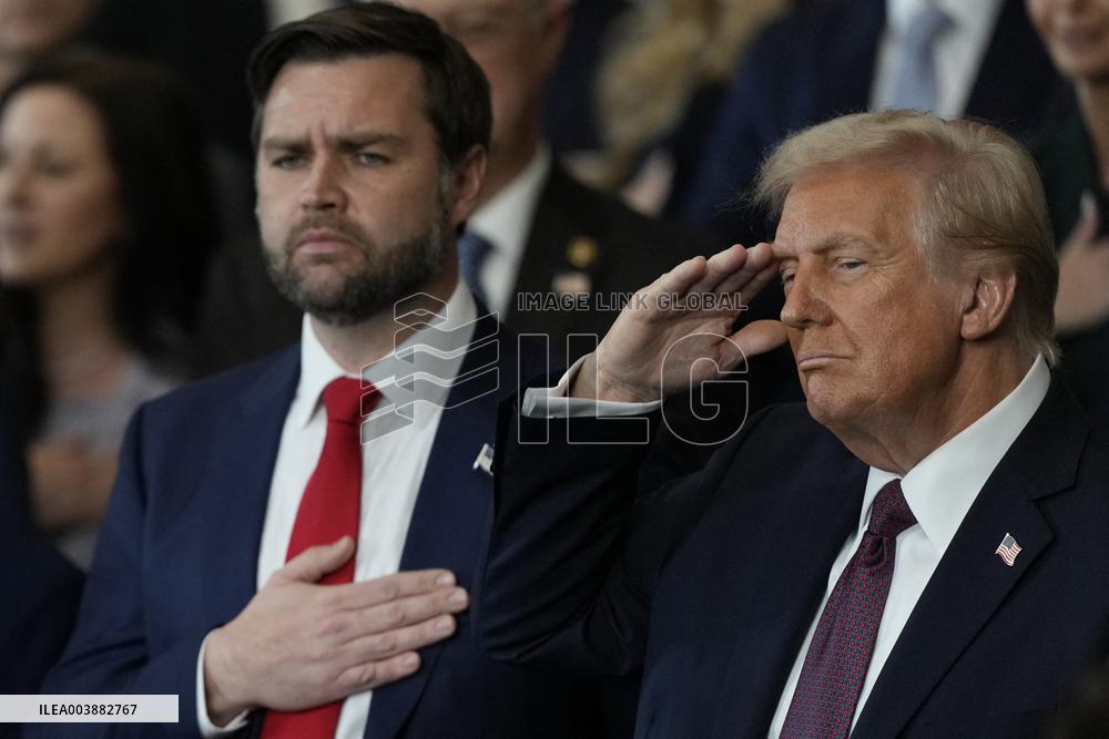 President Trump And VP JD Vance At Presidential Inauguration - USA