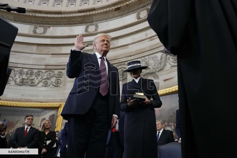 President Trump And VP JD Vance At Presidential Inauguration - USA