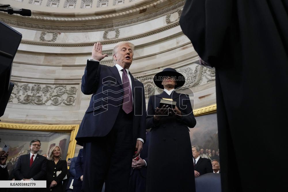 President Trump And VP JD Vance At Presidential Inauguration - USA