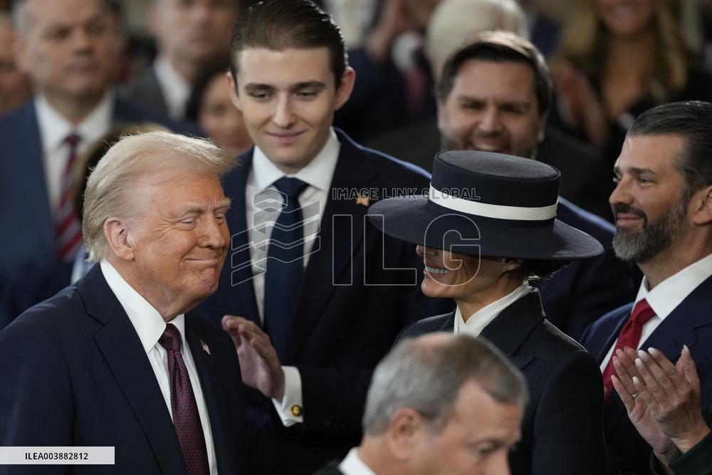 Trump and Vance Swearing-In Ceremony - USA