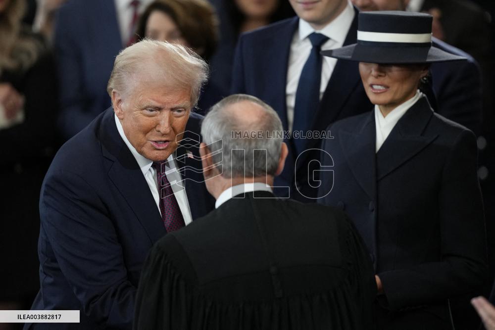 Trump and Vance Swearing-In Ceremony - USA