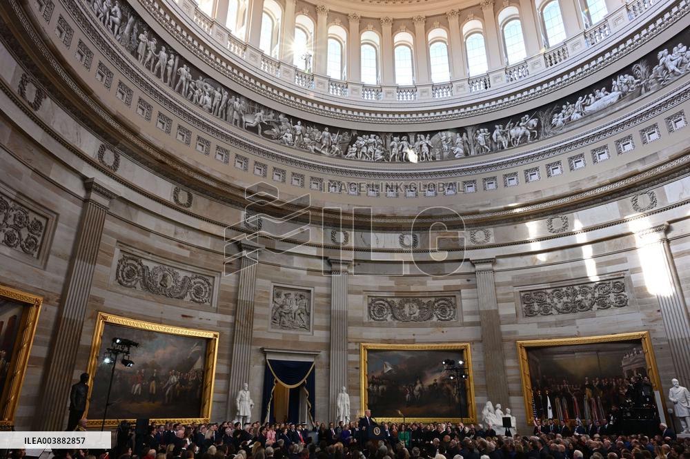 General Views At Trump Presidential Inauguration - USA