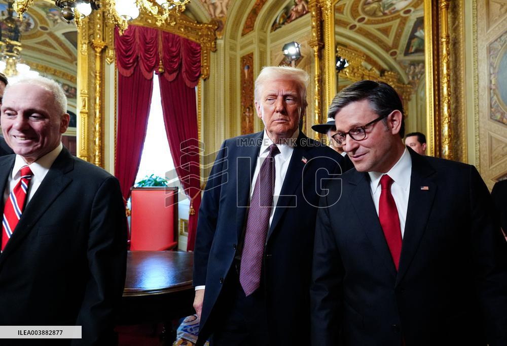 Donald Trump At Signing Ceremony - USA