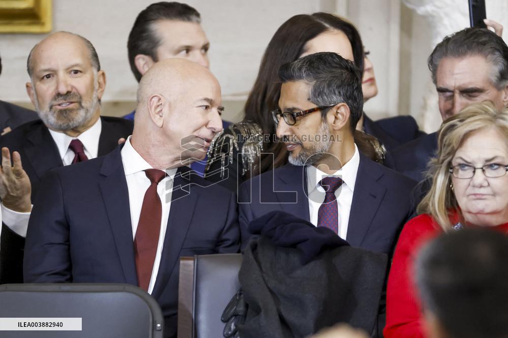 BigTech At The Donald Trump Inauguration - DC