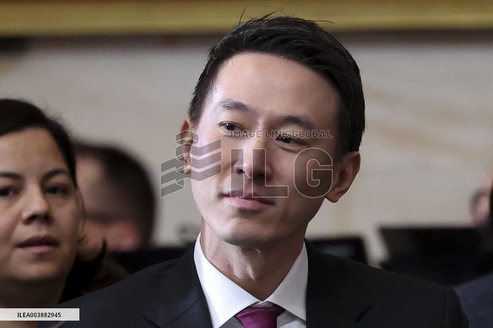 TikTok CEO Shou Zi At The Trump Inauguration - DC