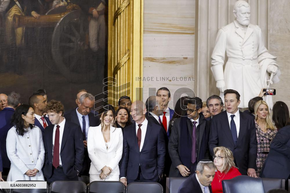 BigTech At The Donald Trump Inauguration - DC