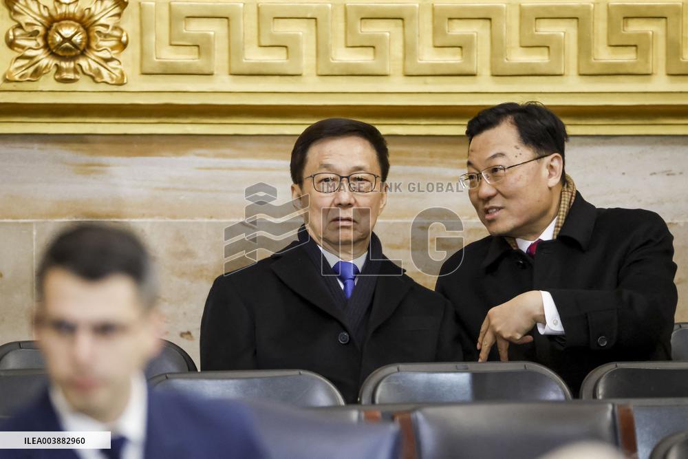Vice President of China At The Donald Trump Inauguration - DC