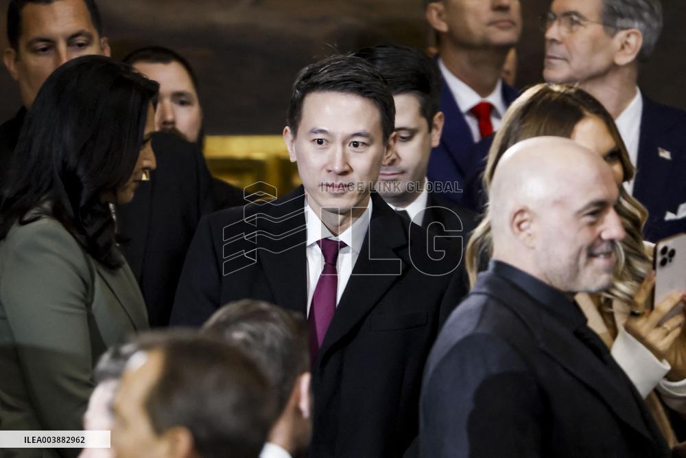 TikTok CEO Shou Zi At The Trump Inauguration - DC