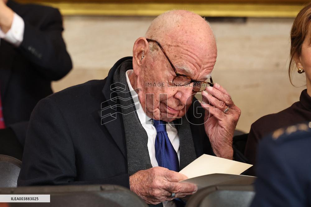 Rupert Murdoch At The Trump Inauguration - DC