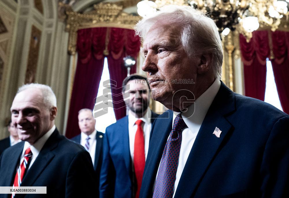 Donald Trump At Signing Ceremony - USA
