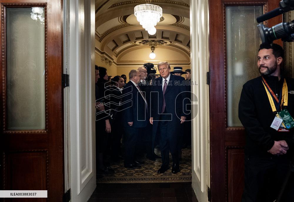 Donald Trump At Signing Ceremony - USA