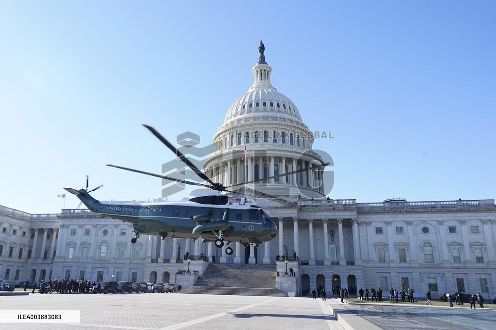 Atmosphere At Trump Presidential Inauguration - USA
