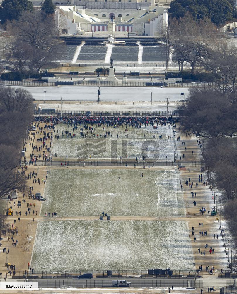Atmosphere At Trump Presidential Inauguration - USA