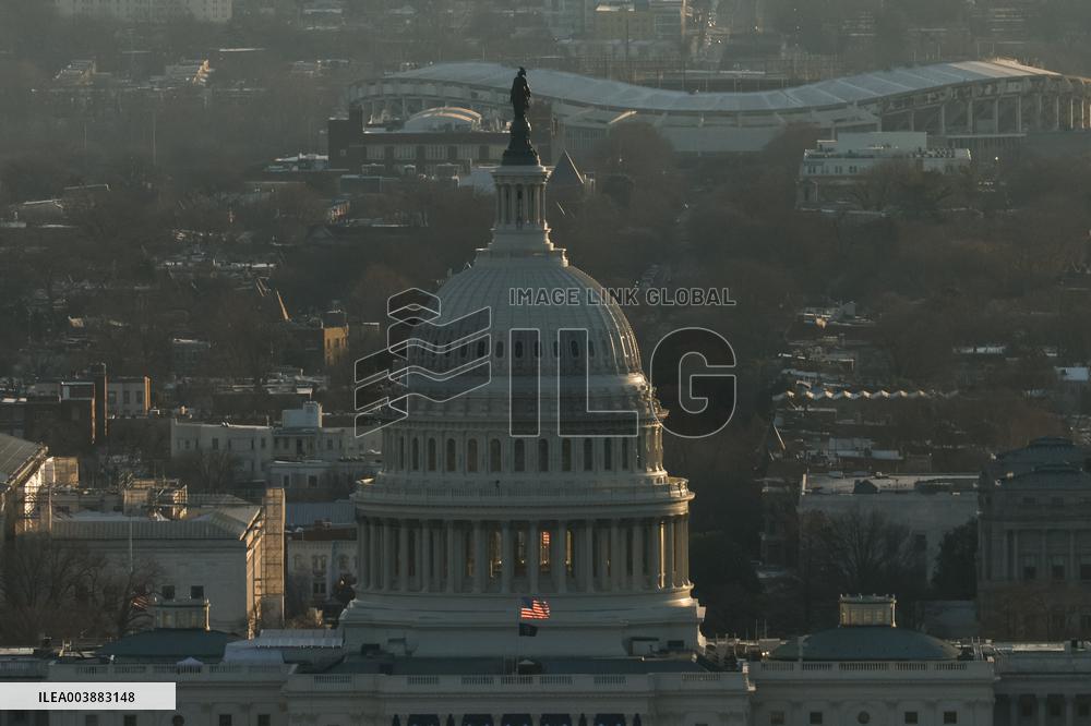 Atmosphere At Trump Presidential Inauguration - USA