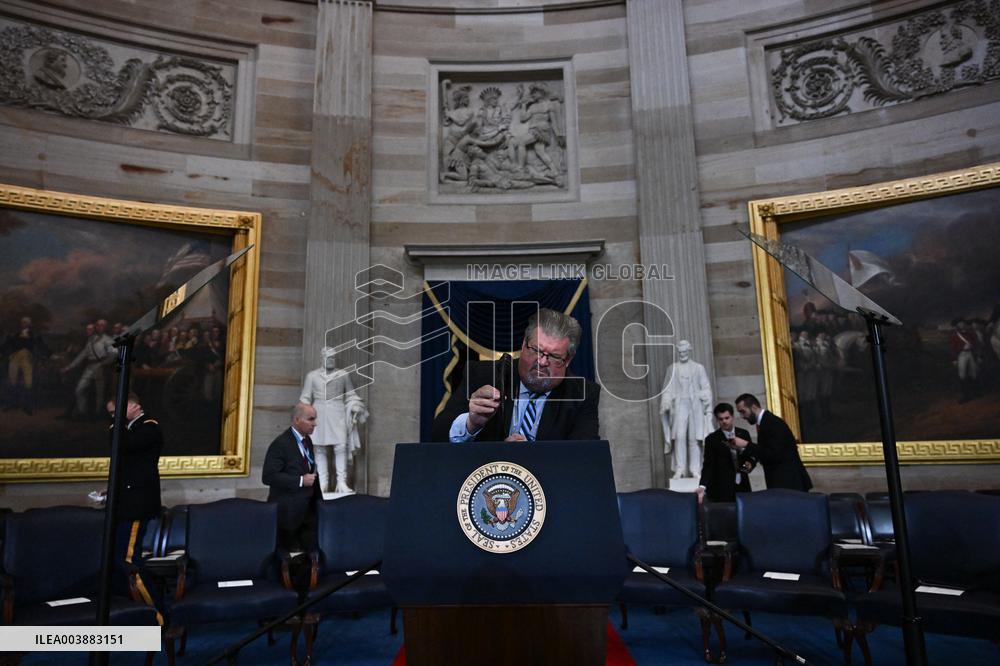 Atmosphere At Trump Presidential Inauguration - USA