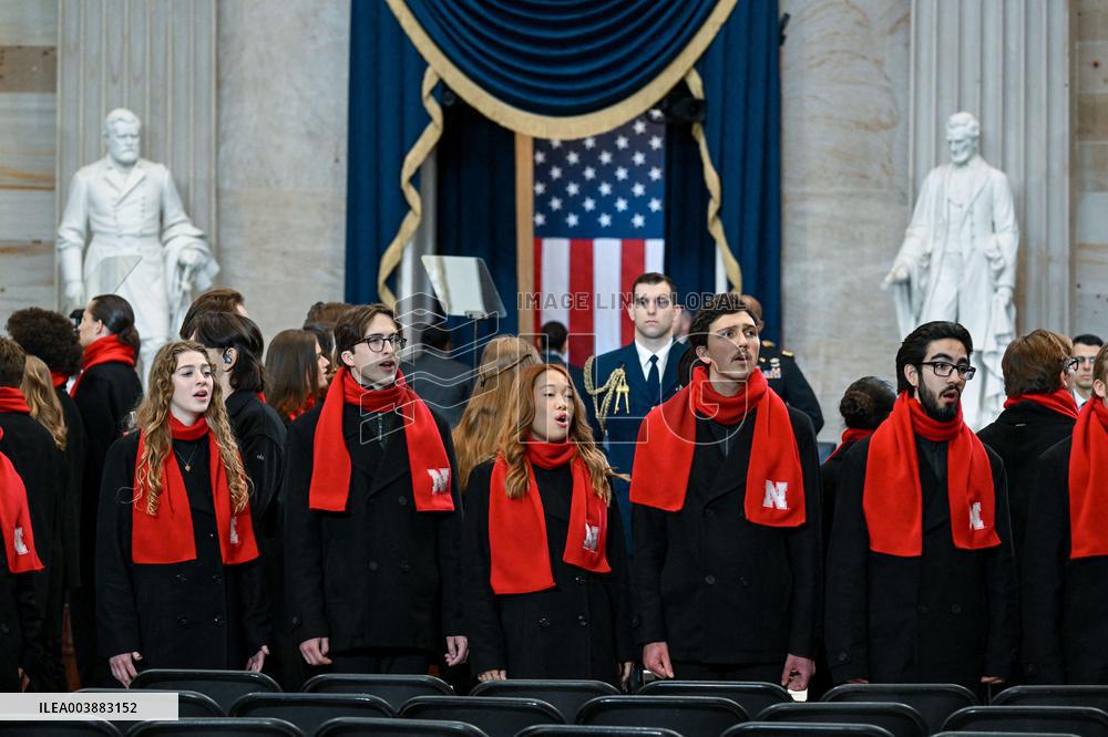 Atmosphere At Trump Presidential Inauguration - USA