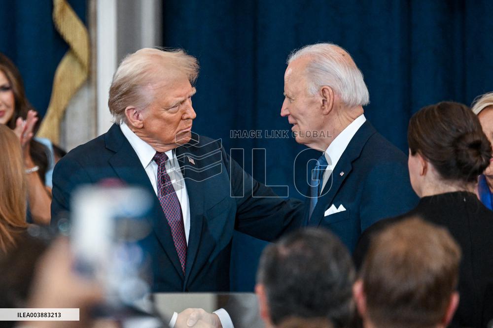 Joe Biden At Donald Trump Inauguration - USA
