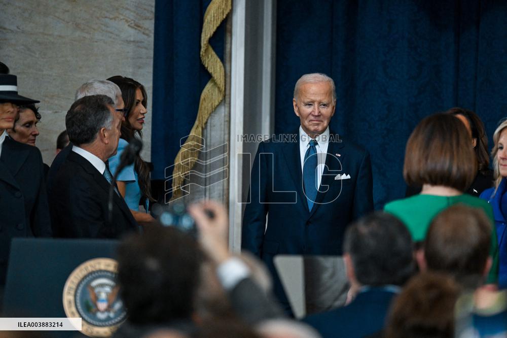 Joe Biden At Donald Trump Inauguration - USA