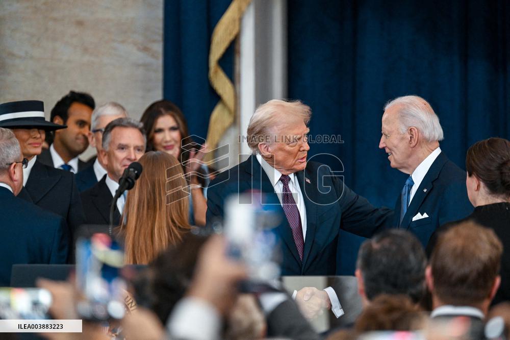 Joe Biden At Donald Trump Inauguration - USA