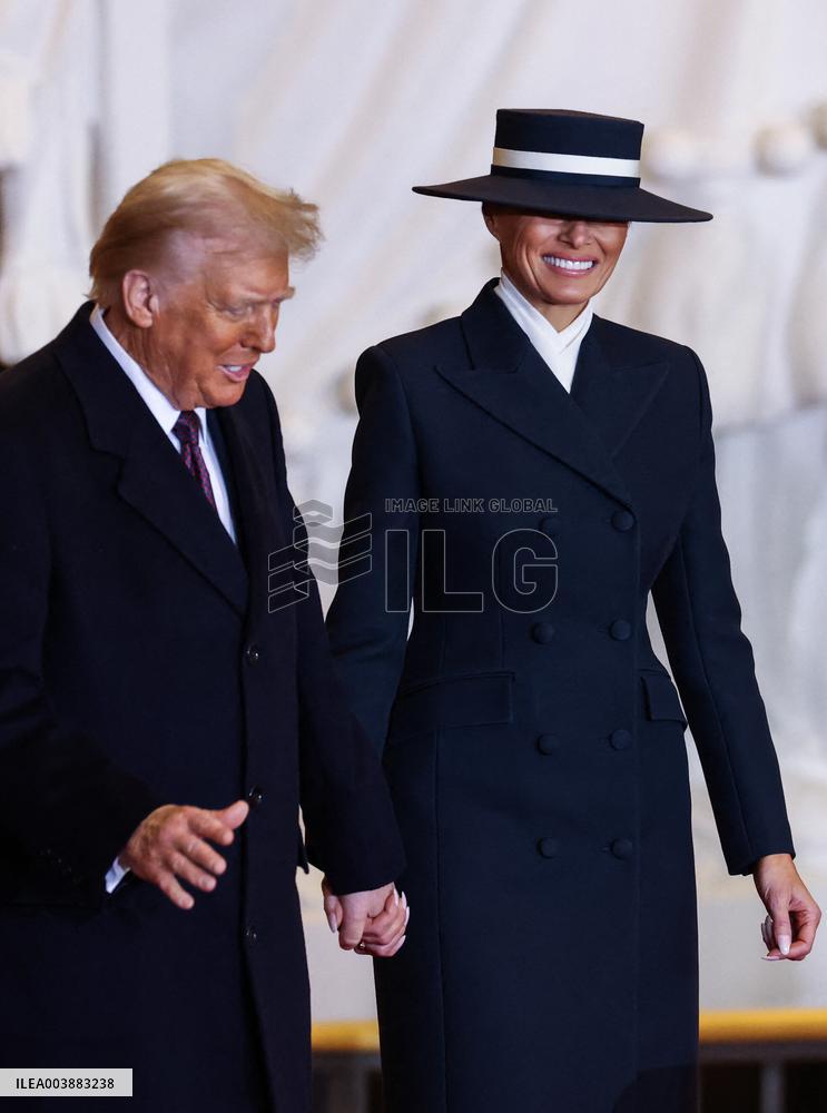 First Lady Melania Trump At Presidential Inauguration - USA