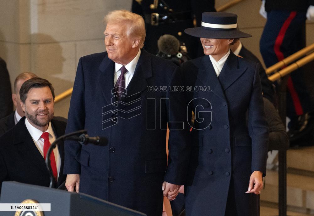 First Lady Melania Trump At Presidential Inauguration - USA