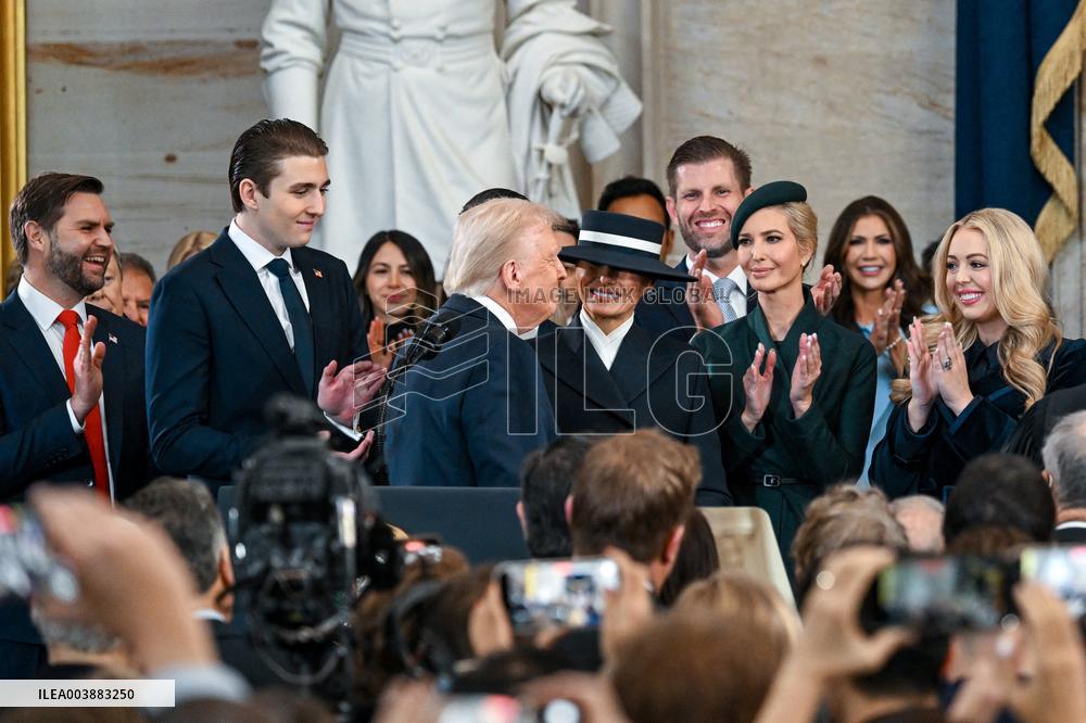 First Lady Melania Trump At Presidential Inauguration - USA