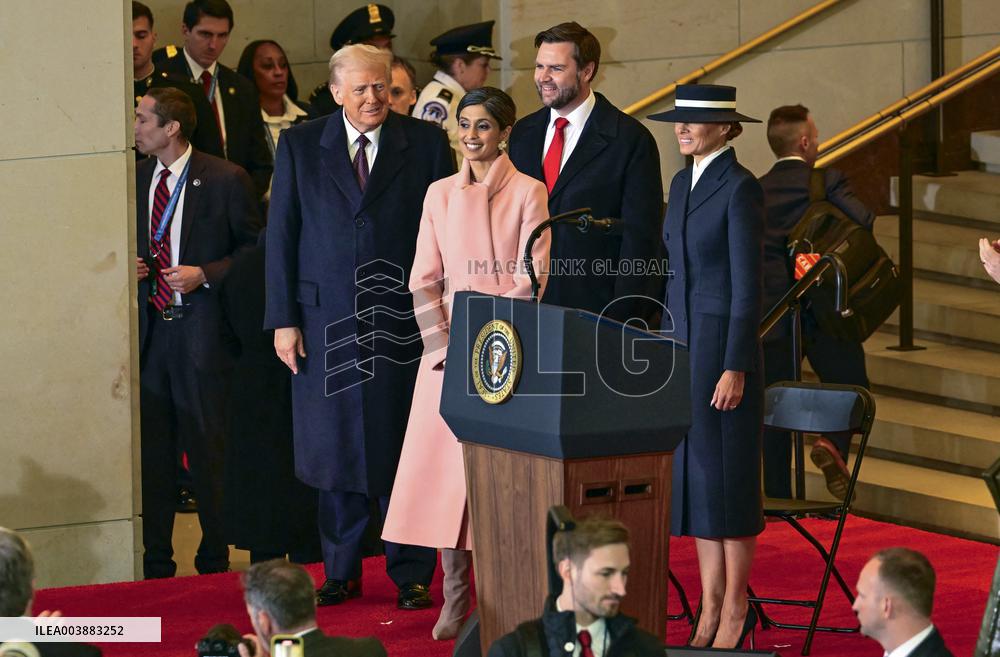 First Lady Melania Trump At Presidential Inauguration - USA