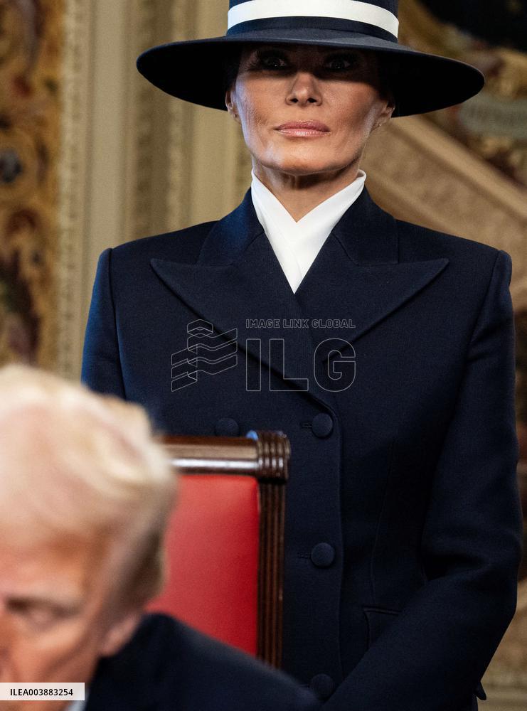 First Lady Melania Trump At Presidential Inauguration - USA