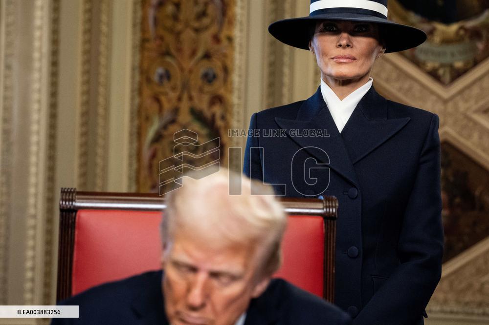 First Lady Melania Trump At Presidential Inauguration - USA
