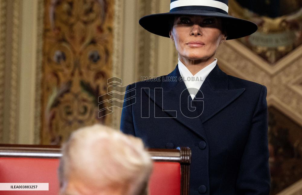 First Lady Melania Trump At Presidential Inauguration - USA
