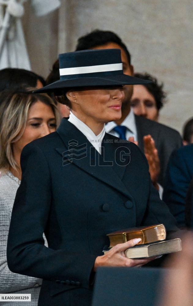 First Lady Melania Trump At Presidential Inauguration - USA