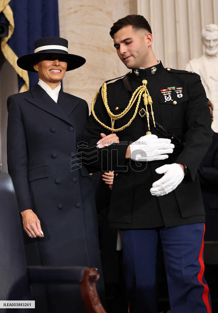 First Lady Melania Trump At Presidential Inauguration - USA