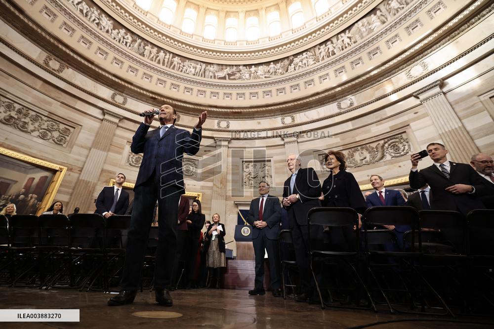 Lee Greenwood Performs At Presidential Inauguration - USA