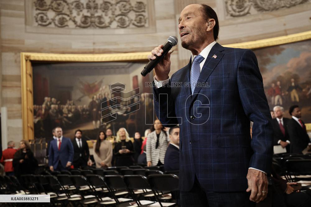Lee Greenwood Performs At Presidential Inauguration - USA