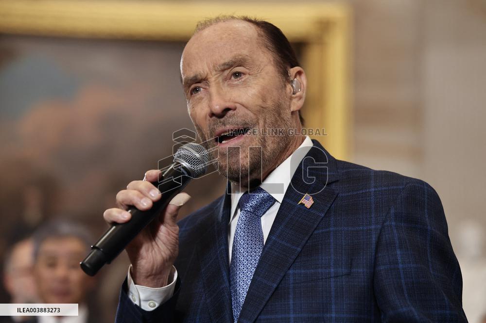 Lee Greenwood Performs At Presidential Inauguration - USA