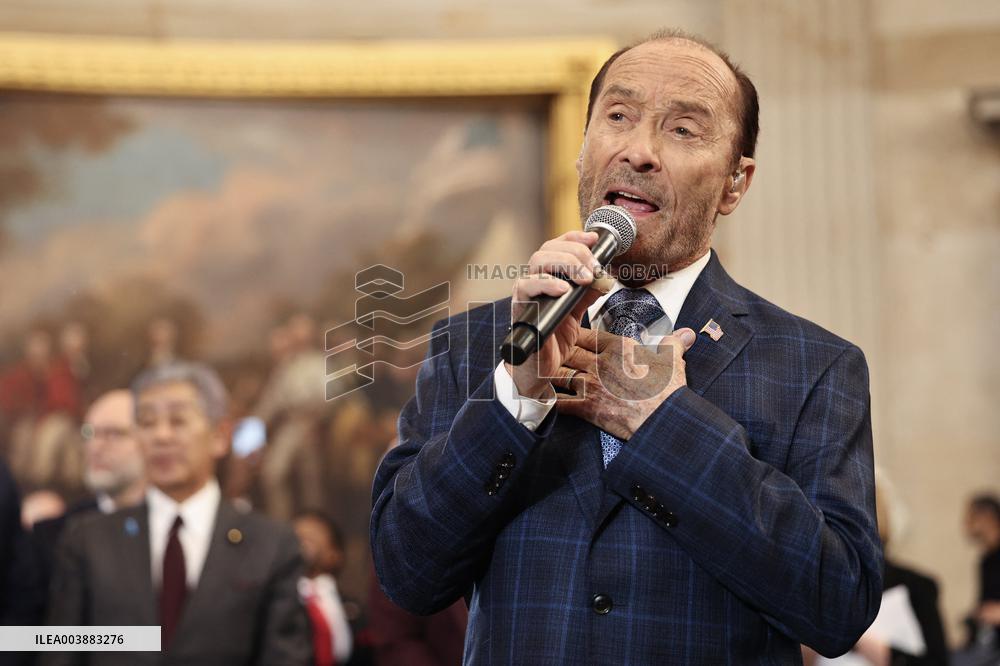 Lee Greenwood Performs At Presidential Inauguration - USA
