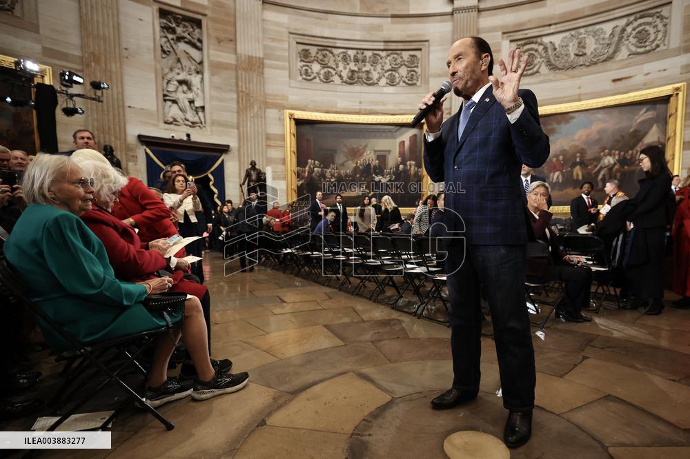 Lee Greenwood Performs At Presidential Inauguration - USA