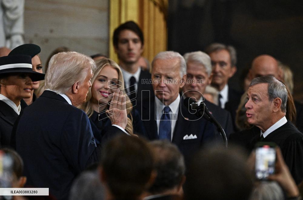 President Trump And VP JD Vance At Presidential Inauguration - USA