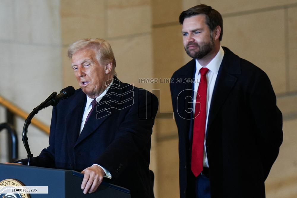 President Trump And VP JD Vance At Presidential Inauguration - USA