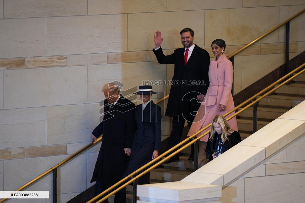 President Trump And VP JD Vance At Presidential Inauguration - USA