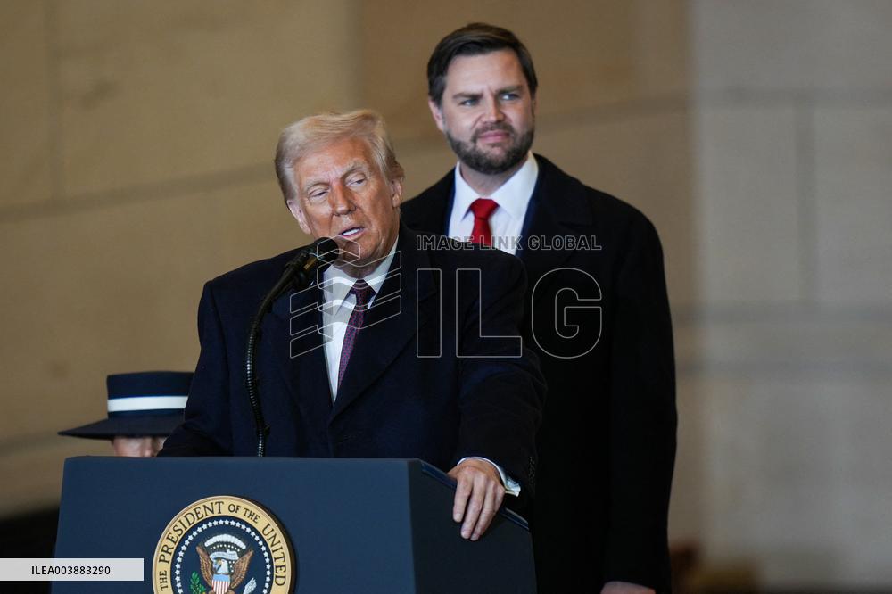 President Trump And VP JD Vance At Presidential Inauguration - USA