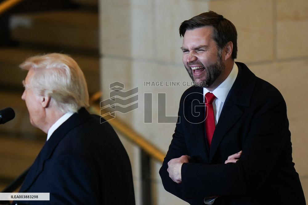 President Trump And VP JD Vance At Presidential Inauguration - USA