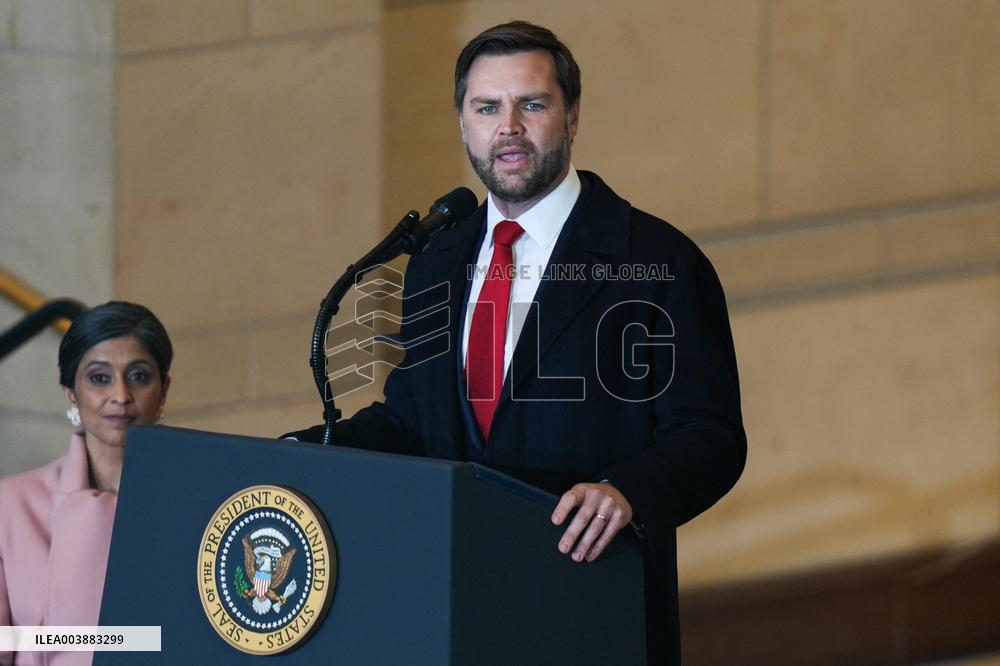 President Trump And VP JD Vance At Presidential Inauguration - USA