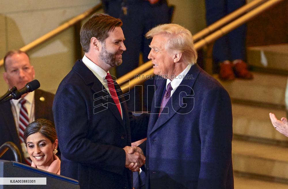 President Trump And VP JD Vance At Presidential Inauguration - USA