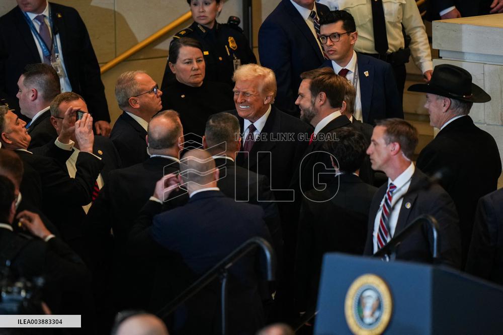 President Trump And VP JD Vance At Presidential Inauguration - USA