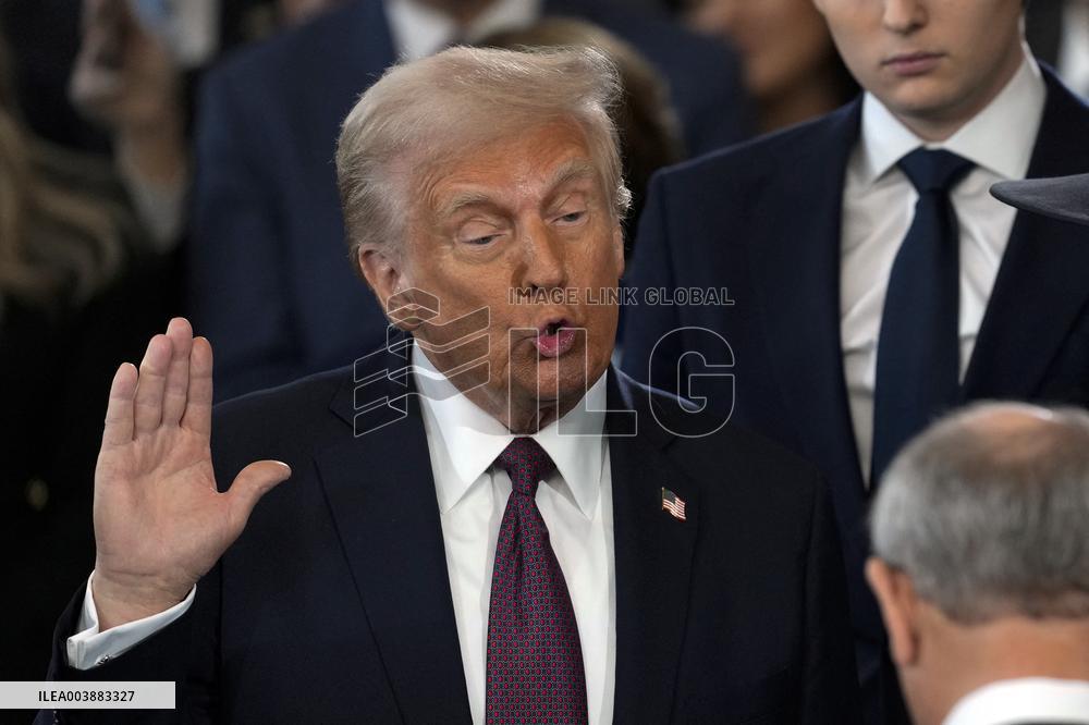 President Trump And VP JD Vance At Presidential Inauguration - USA