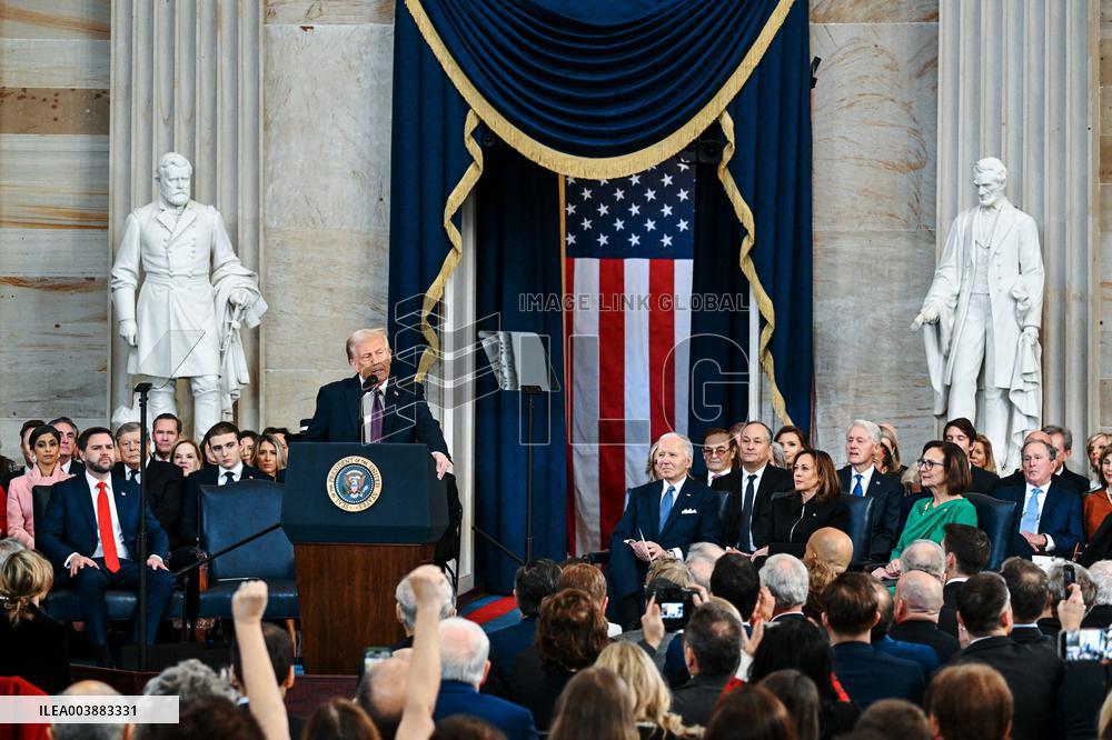 President Trump And VP JD Vance At Presidential Inauguration - USA